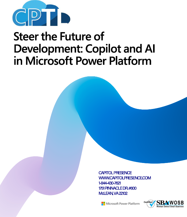 Steer The Future of Development_Copilot and AI in the Microsoft Power Platform - CPTL Cover